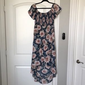 Floral print dress
